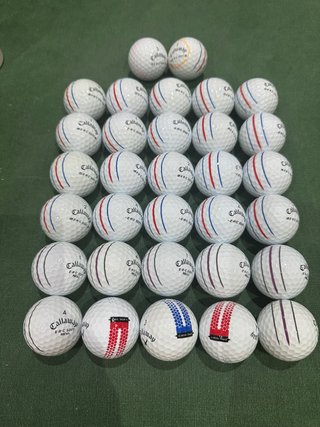 30 Bolas de Golf Callaway ERC Soft Rayas