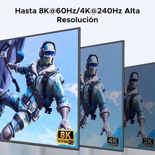 Switch KVM DisplayPort 2 entradas 2 salidas 8K NUE