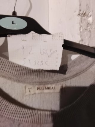 Vestido  gris PULL&BEAR talla L