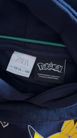 Sudadera Pokémon Zara Azul talla 13-14