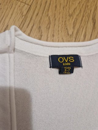 Bolero bianco Ovs taglia 6-7 anni(122)nuovo