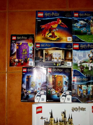 Manuais Lego Wizarding World - Lote