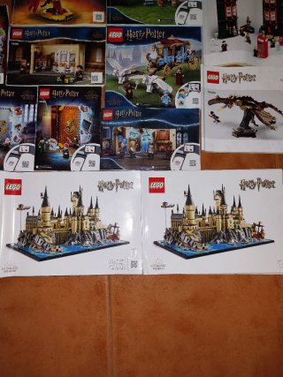 Manuais Lego Wizarding World - Lote