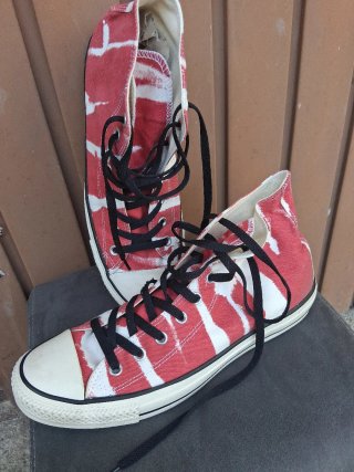 Converse All Star Talla 45 Rayas Rojas