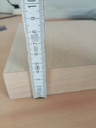 Mensola piccola con staffa a scomparsa