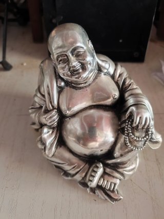 Buda Sonriente Budai Plata Fortuna