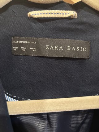 Blazer Zara Azul Marino,XL
