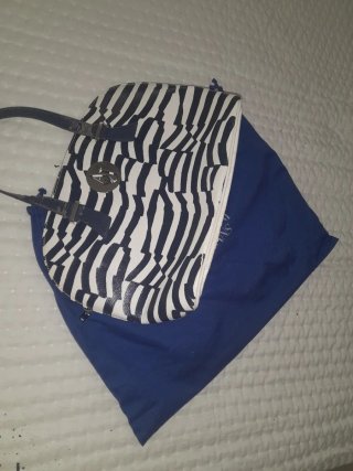 Bolso AJ Armani Jeans Vintage Azul marine con tara