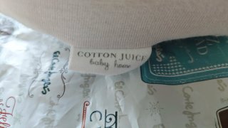 Cojín antivuelco Cotton Juice blanco