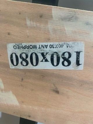 Somier 80cm Metal y Madera