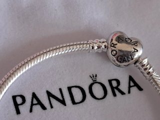 Pulsera Pandora Corazón Plata