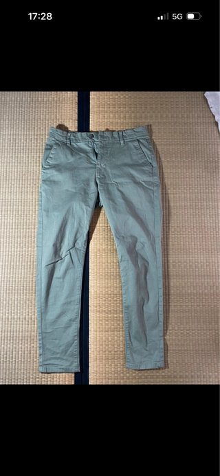 Pantalone skinny Terranova verdi