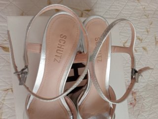 Sandalias Schutz Plataforma Tacón Ancho