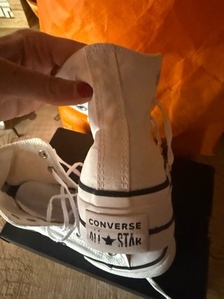 Converse Plataforma Blancas Talla 38