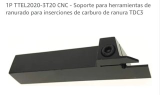 Soporte Herramienta Ranurado CNC TDC3
