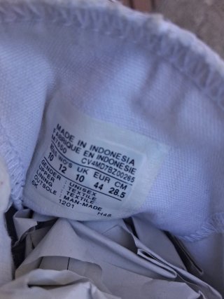 Converse All Star Blancas Talla 44 nuevo