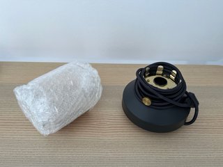 2 Lámparas de mesa cristal y metal