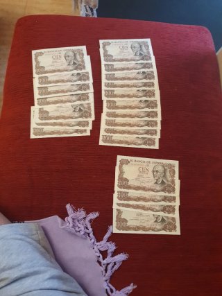 Billetes 100 pesetas El Banco de España