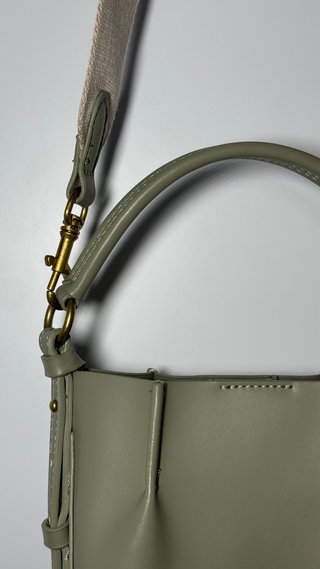 Bolso Zara verde agua