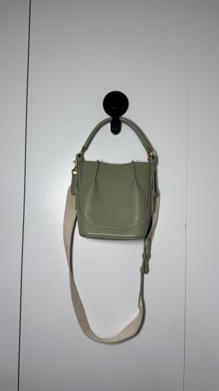 Bolso Zara verde agua