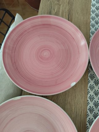 Juego de 6 platos pequeños y 6 platos hondos