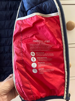 Chaleco El Ganso Azul Marino Talla L