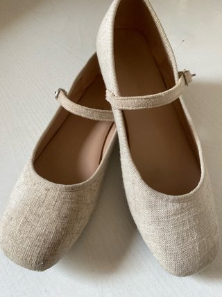 Zapatos comunión/verano beige talla 36