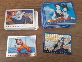Colección Cartas Dragon Ball Z azul y Serie 2