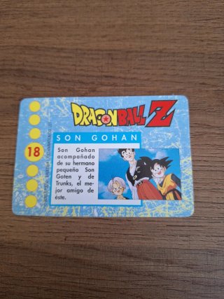 Colección Cartas Dragon Ball Z azul y Serie 2