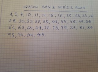 Colección Cartas Dragon Ball Z azul y Serie 2
