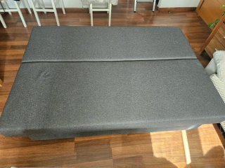 Sofá Cama ÄLVDALEN 3 Plazas Gris Oscuro