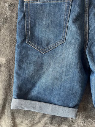 Pantalones cortos vaqueros azules