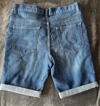 Pantalones cortos vaqueros azules