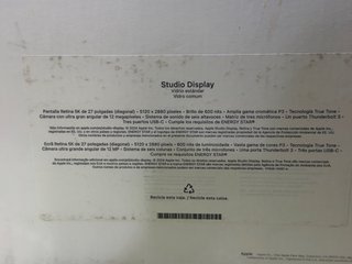 Apple Studio Display 27 Plata