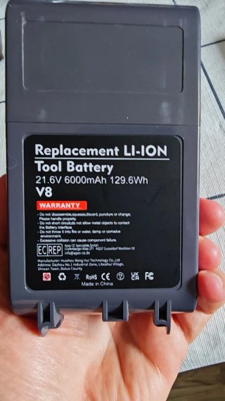 Batería Dyson V8