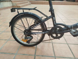 Bicicleta Plegable Moma Negra