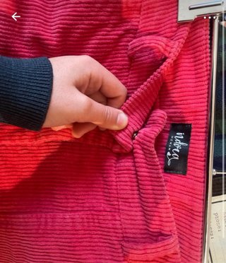 Pantalón de pana rosa fuxia