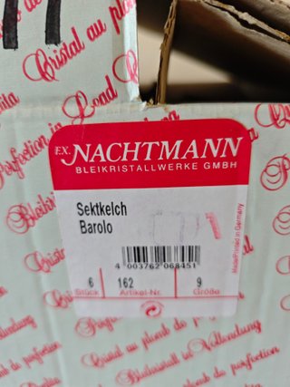 Set 4 Bicchieri Cristallo Nachtmann Barolo