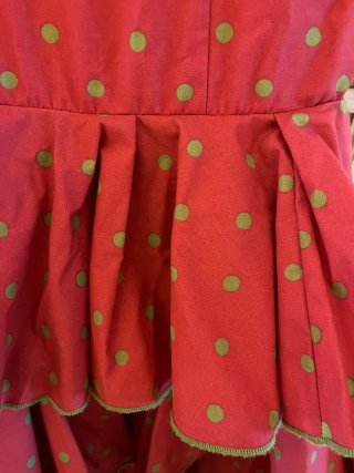 Vestido Flamenca Lunares Rojo