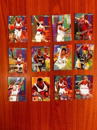 12 carte NBA Fleer 95/96 Rainbow