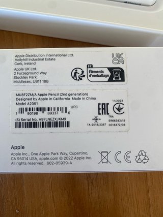 Apple Pencil generacion 2  Con caja original