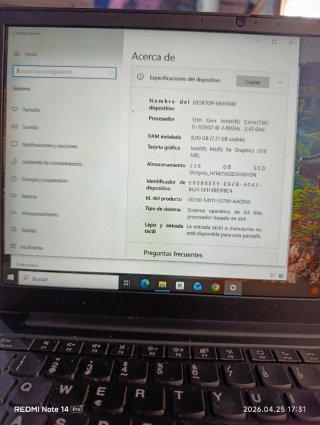 Portátil Lenovo Thinkpad E14 Gen2 Negro
