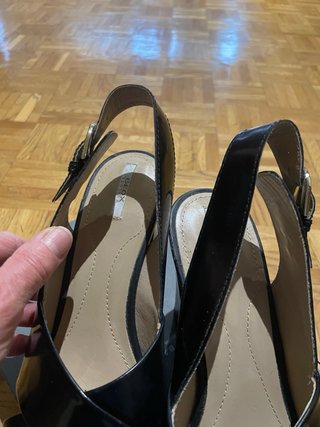 Sandali Geox neri tacco alto