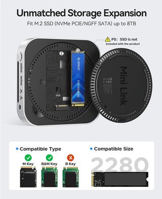 Docking station 9 en 1 Mac Mini M4 slot SSD NUEVO