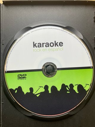 DVD Karaoke Rock en Español
