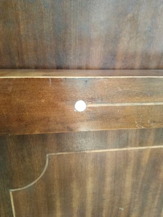 Cama antigua de madera