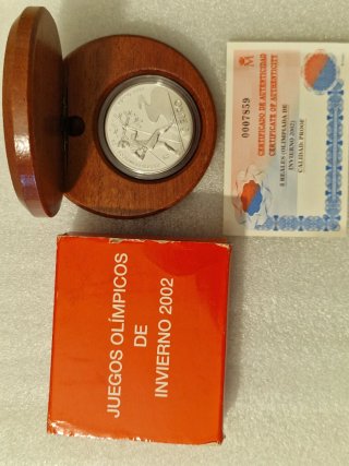 Moneda 10 Euros Juegos Olímpicos Invierno 2002