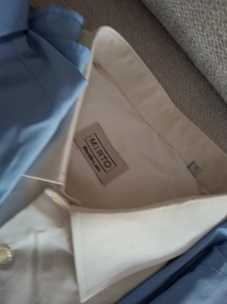 Camisas Mirto Talla 8 Azul y Blanco