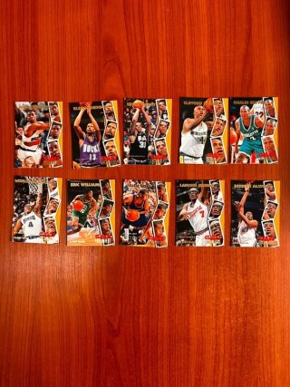 10 Carte NBA Fleer 95/96 Vintage Class Encounters