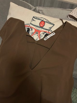 Vestido Zara Marrón